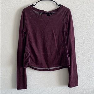 Lululemon sweatshirt burgundy